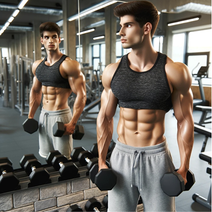 Bodybuilder sempre più muscoloso, versione 1