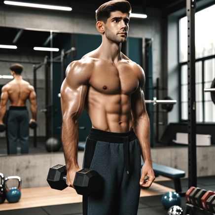 Bodybuilder sempre più muscoloso, versione 2
